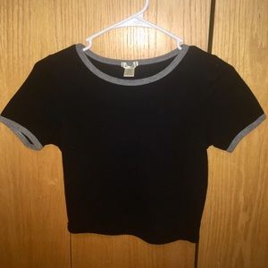 Black Crop Top